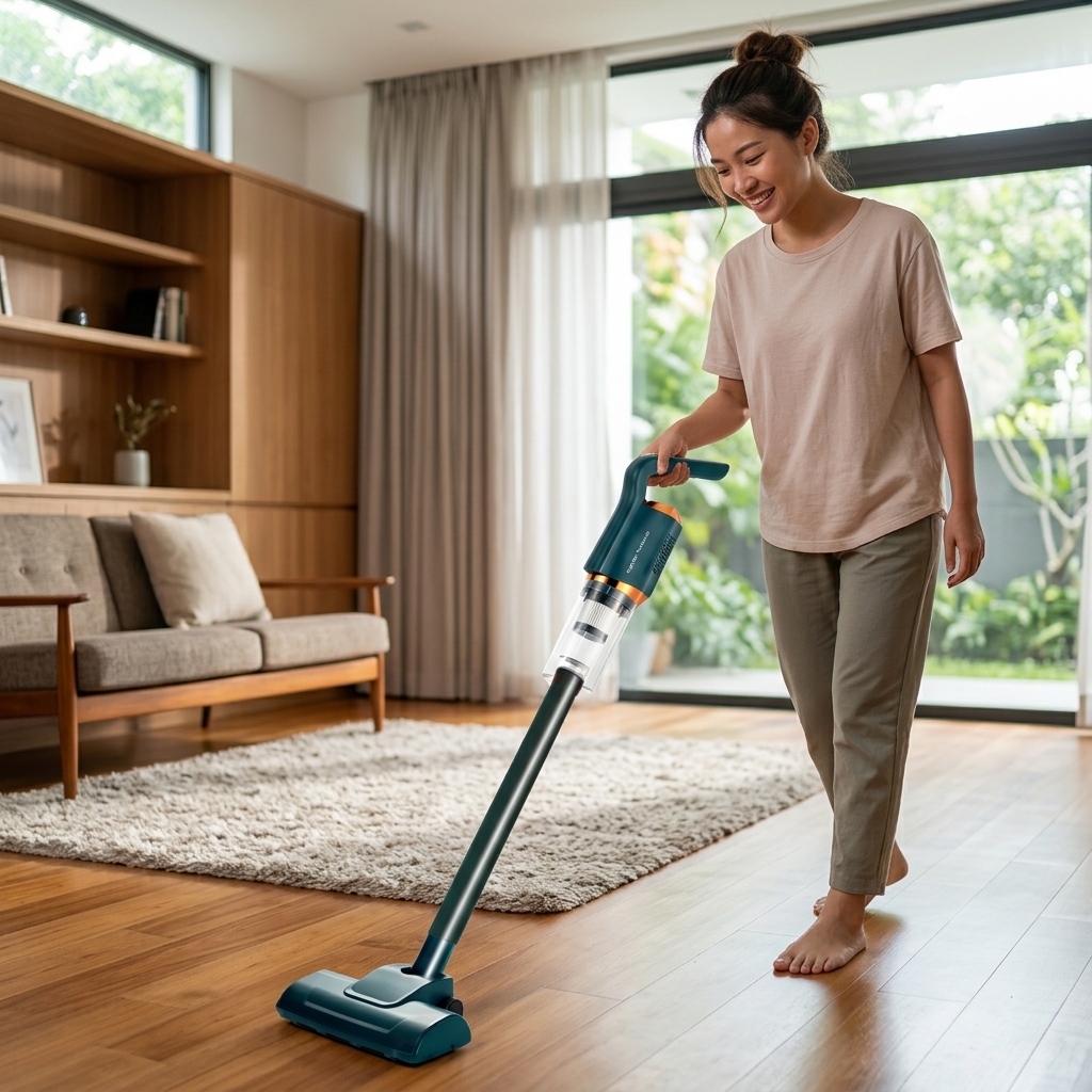 Swiss Thomas Cordless Handheld Vacuum Cleaner with Mop Pad