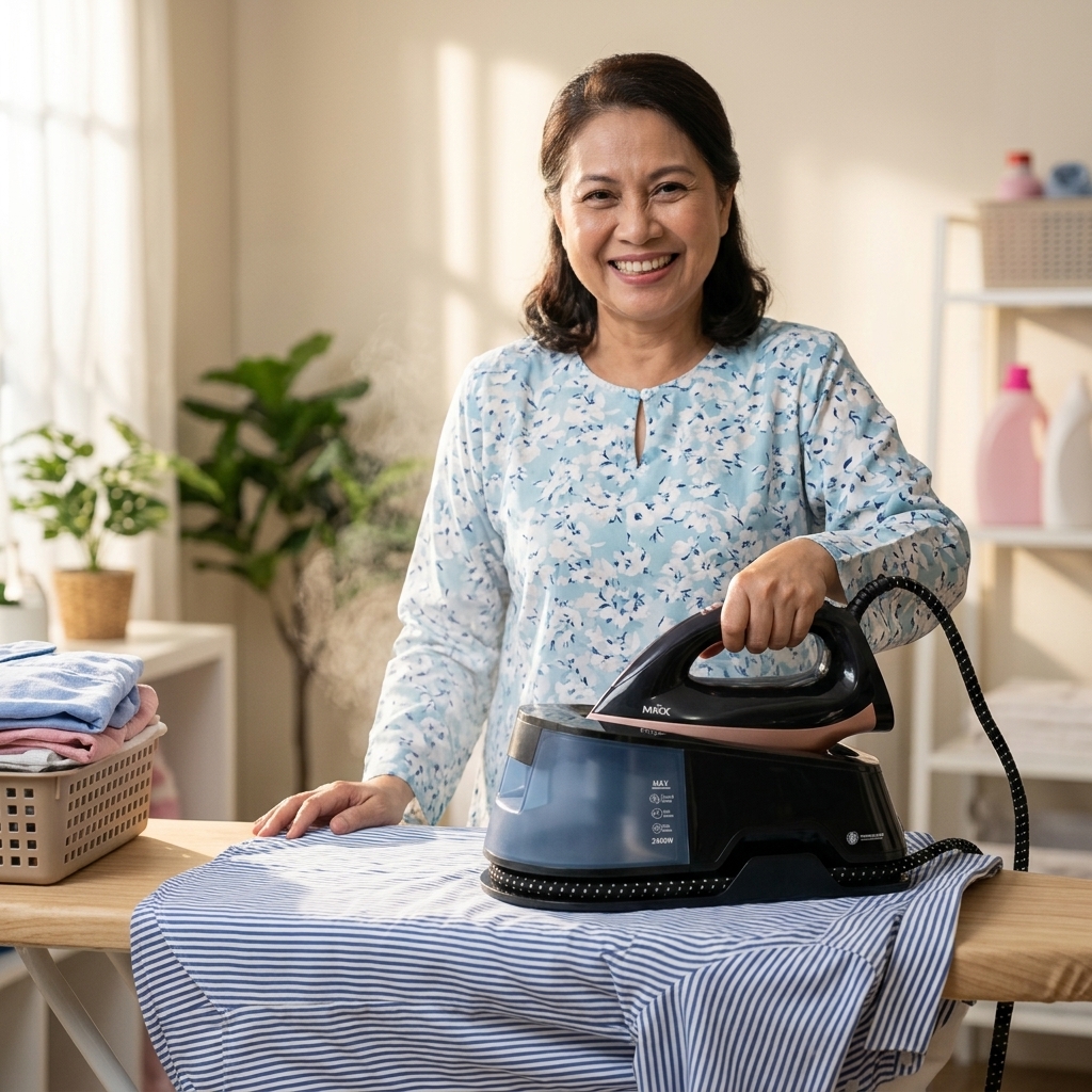 Steam Iron MMX SteamXpert 9007G: 2400W