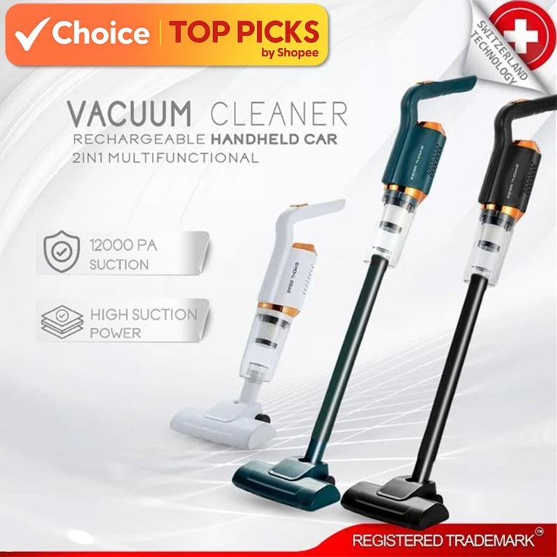 Swiss Thomas Cordless Handheld Vacuum Cleaner with Mop Pad