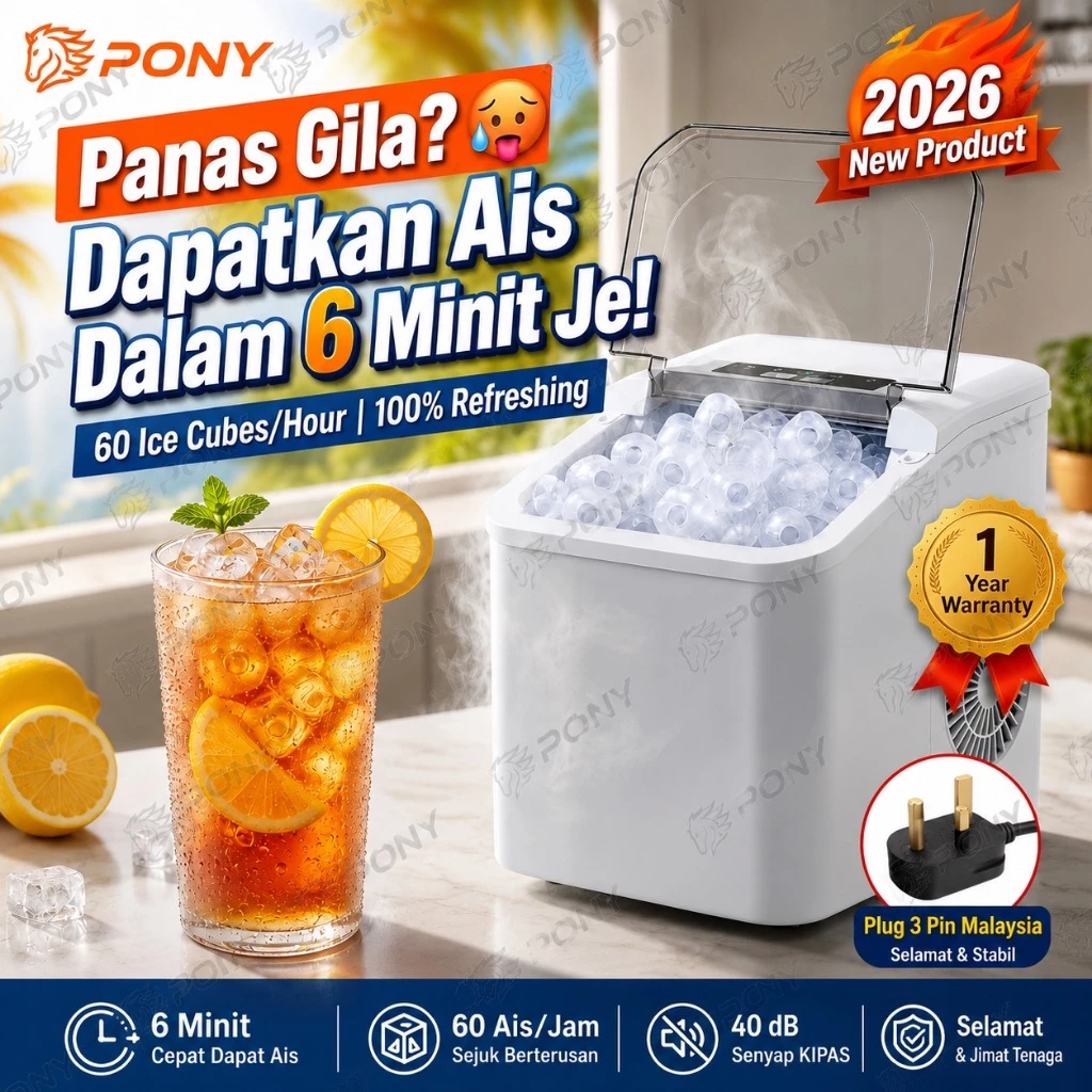 PONY Ice Maker Machine