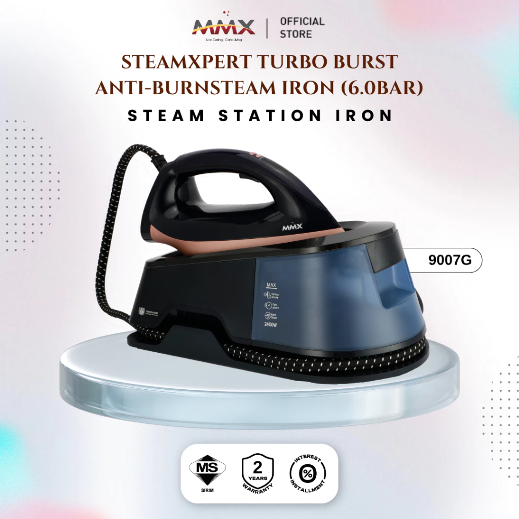 Steam Iron MMX SteamXpert 9007G: 2400W