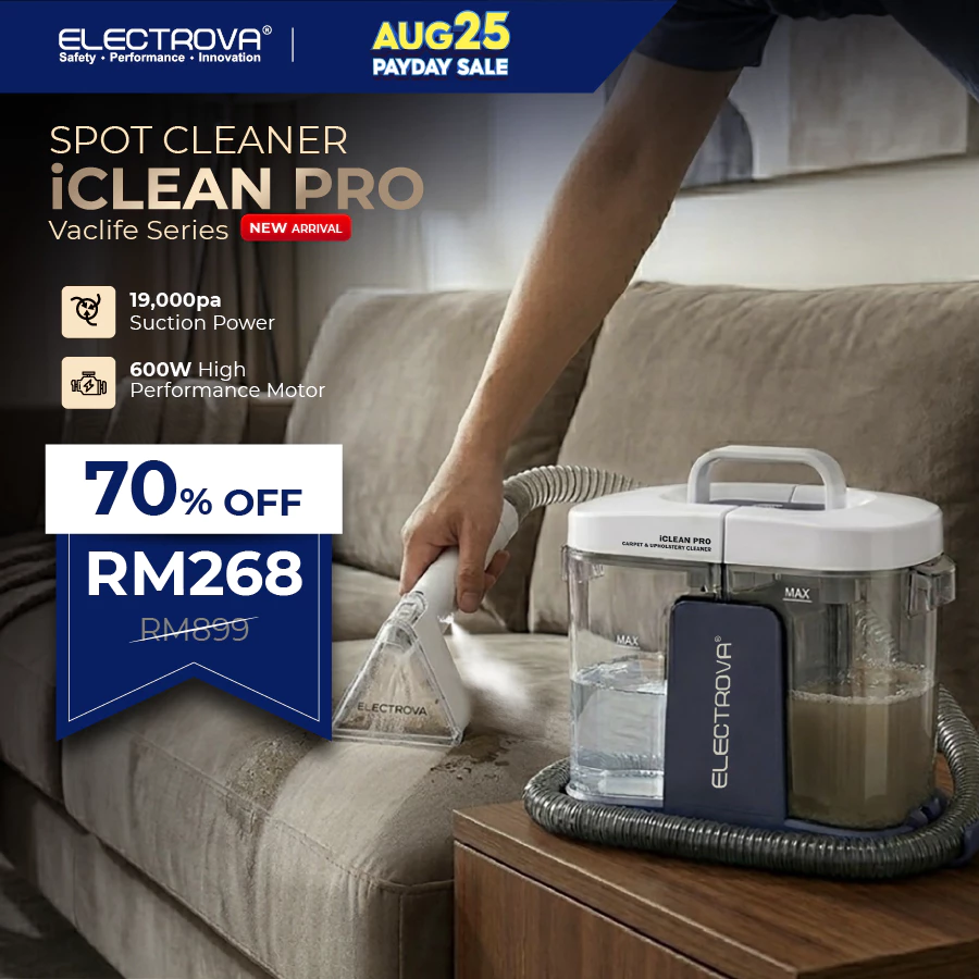Electrova iClean Pro Spot Fabric & Upholstery Cleaner